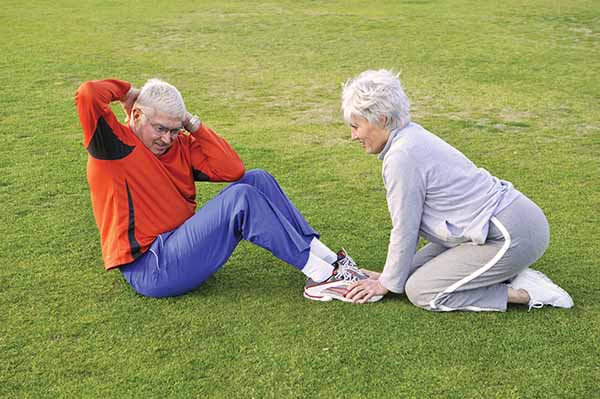 Exercises seniors should avoid - sit-ups